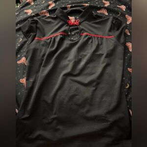 rare y2k morbid threads top